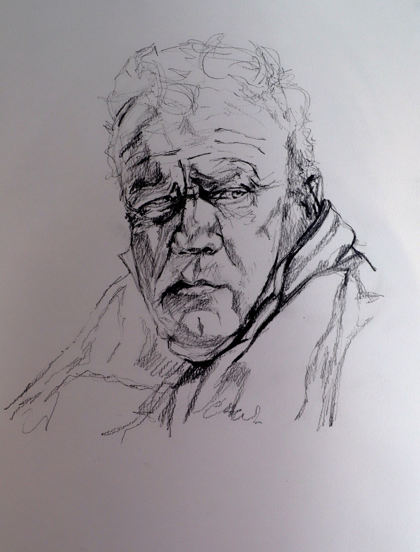 "Dad", Pencil on paper